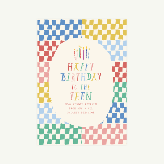 Tarjeta para adolescentes