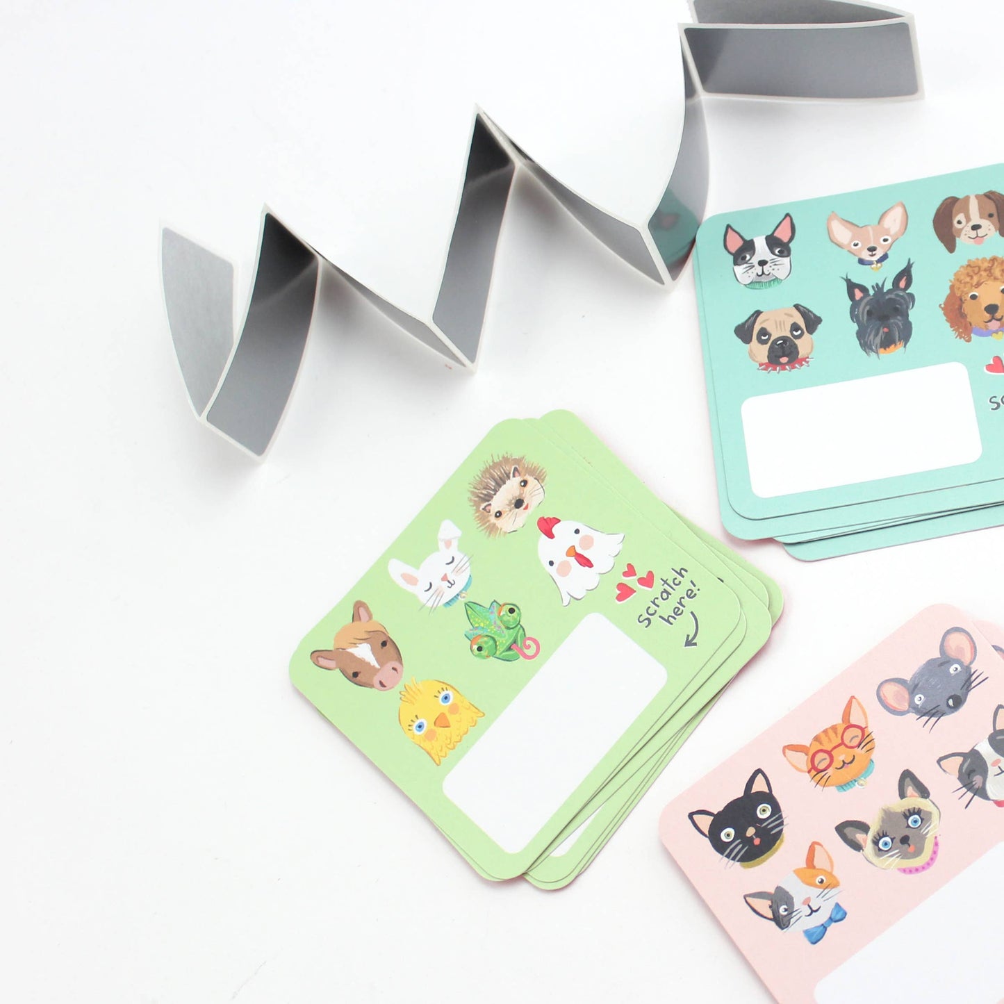 Notas Mascotas (tarjeta rascable)