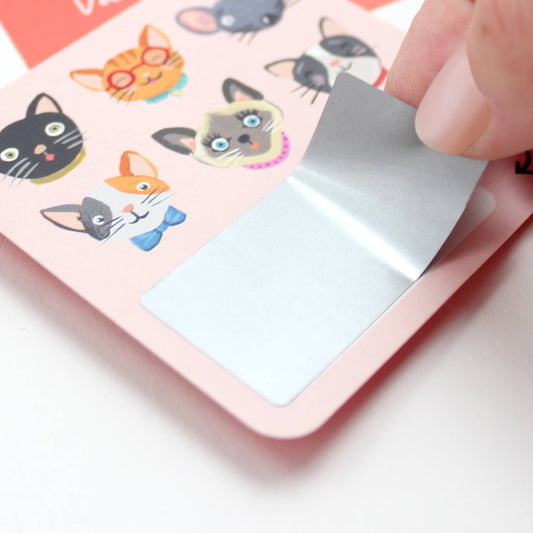 Notas Mascotas (tarjeta rascable)