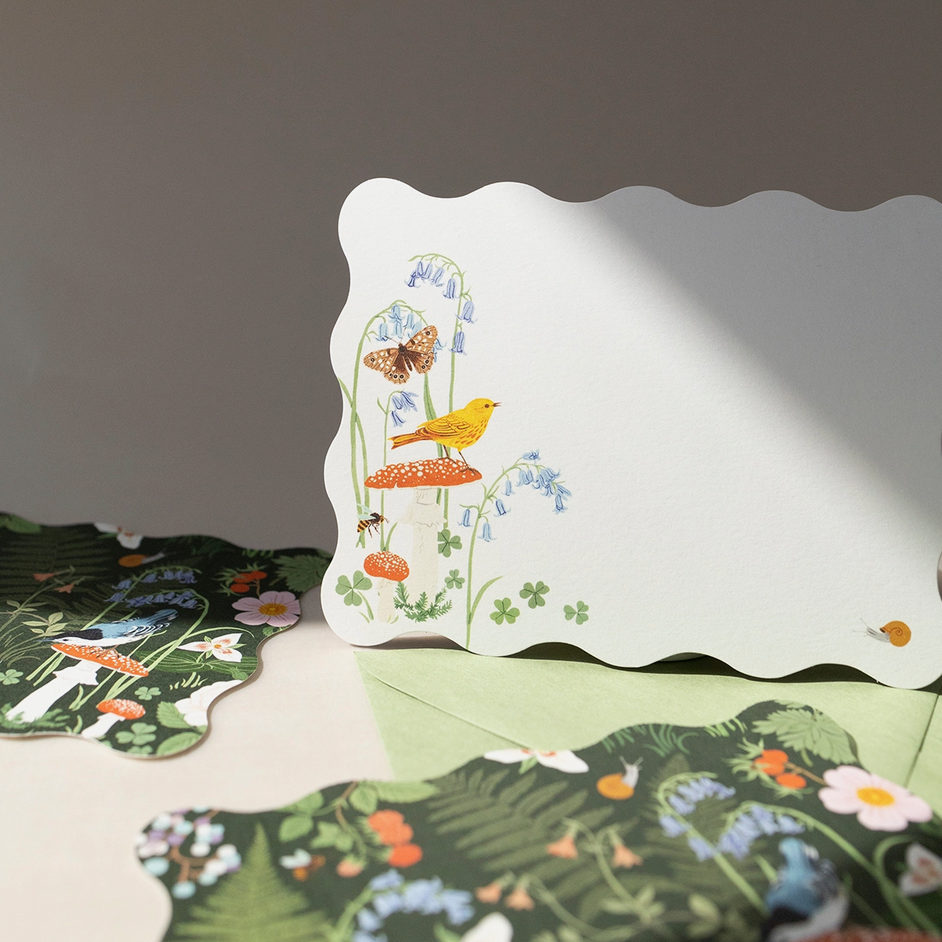 Set de tarjetas + sobres Woodland