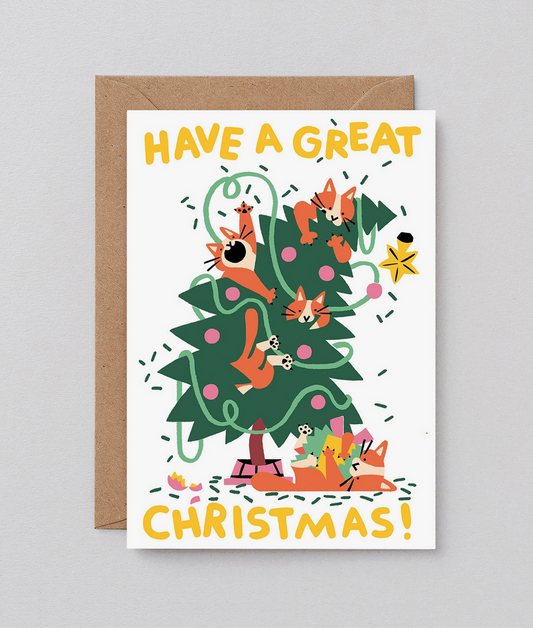 Tarjeta Navideña 'Great Christmas Cats'