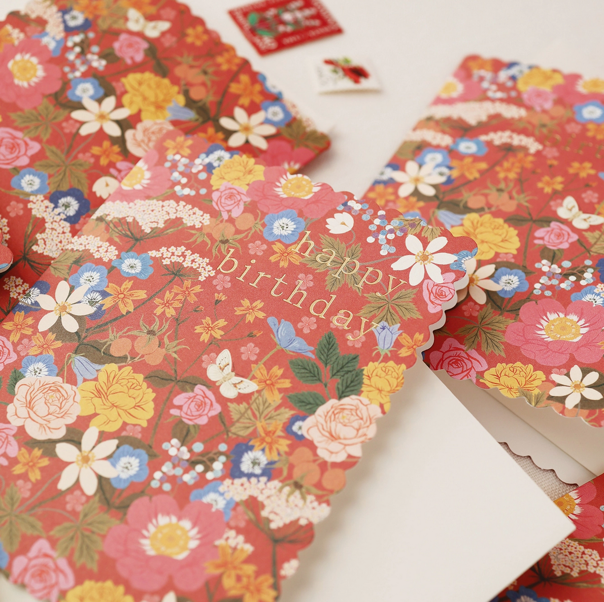 Tarjeta Happy Birthday Flora