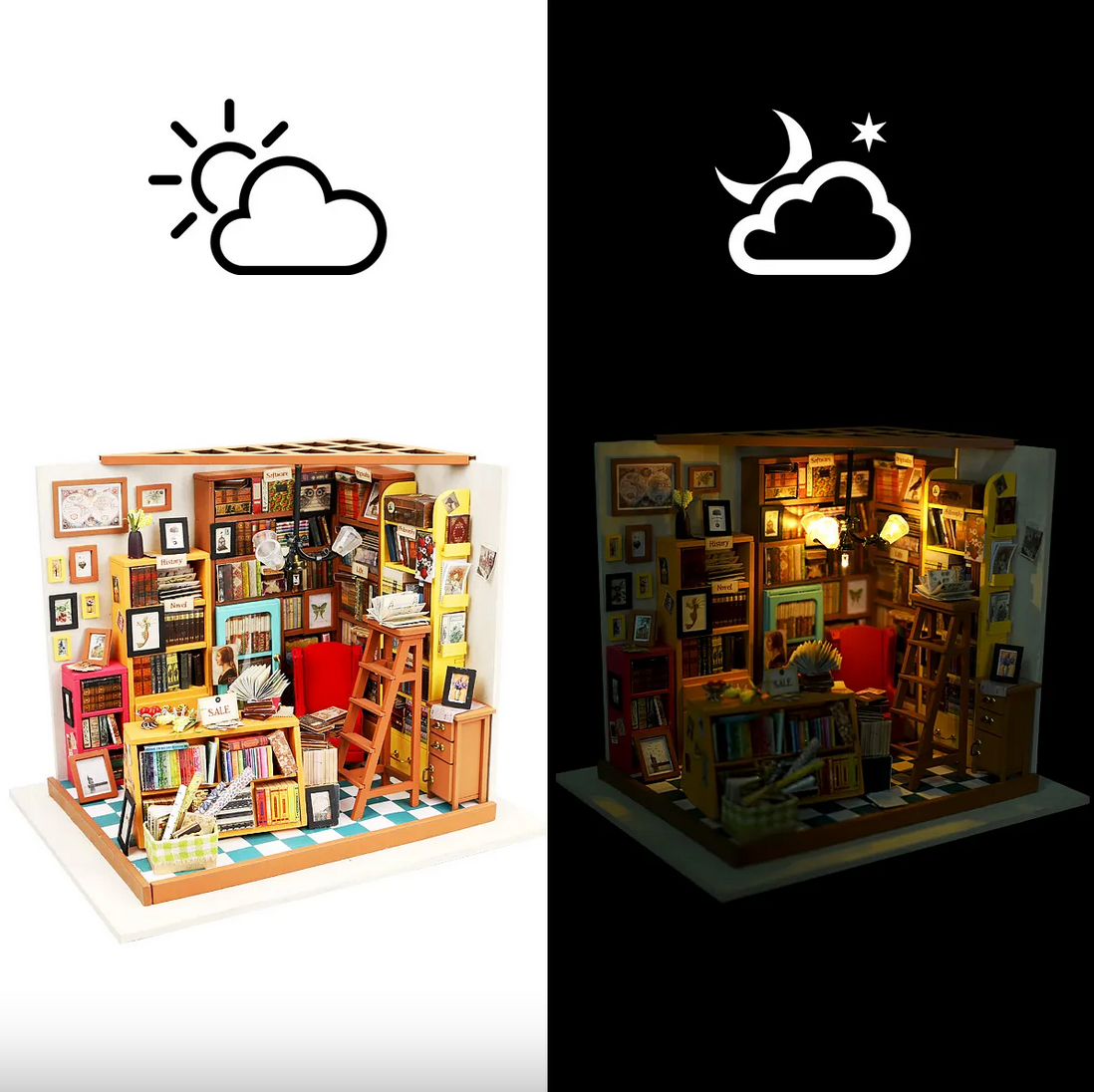 Sam's study room