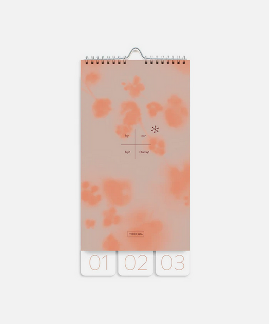 Calendario Cumpleaños rosa (perpetuo)