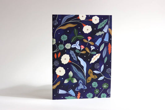 Libreta Dark Blue Garden