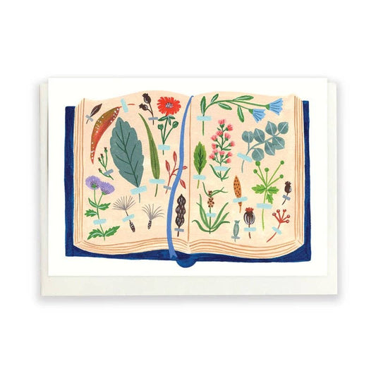 Tarjeta coleccionista de plantas