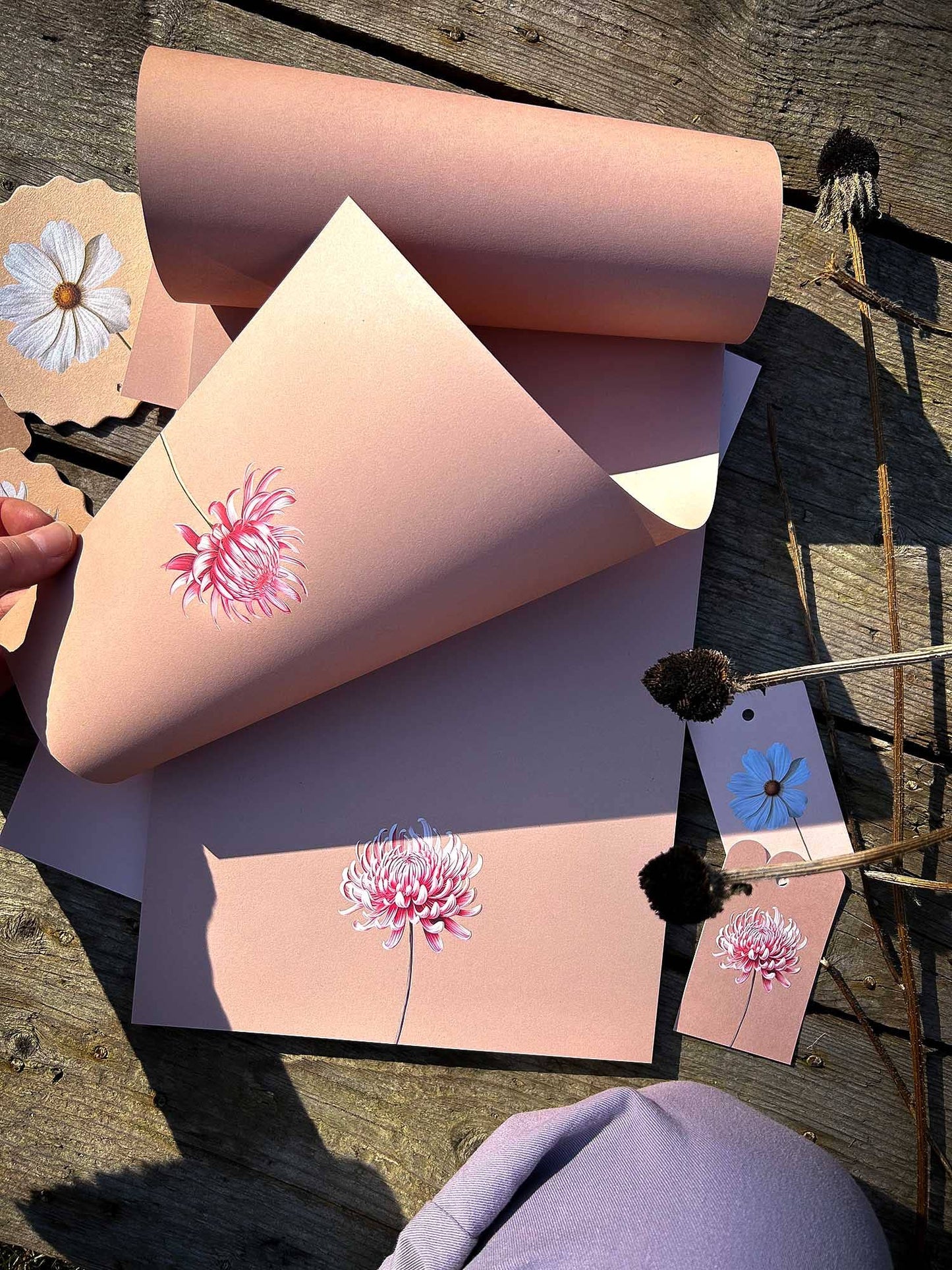 Bloc de notas – Crisantemo A4