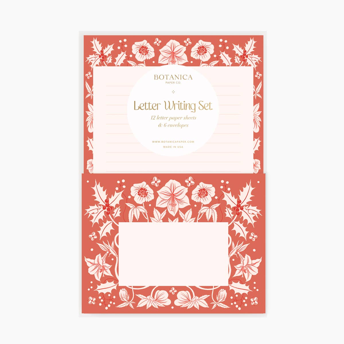 Set de carta Winter Botanicals