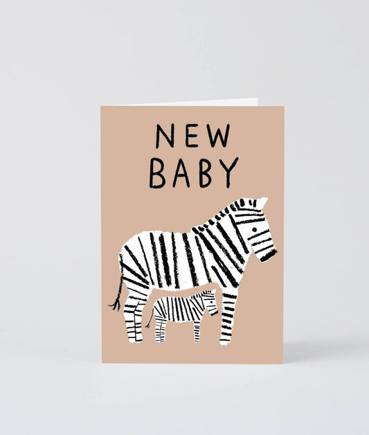 Tarjeta ‘New Baby Zebras’