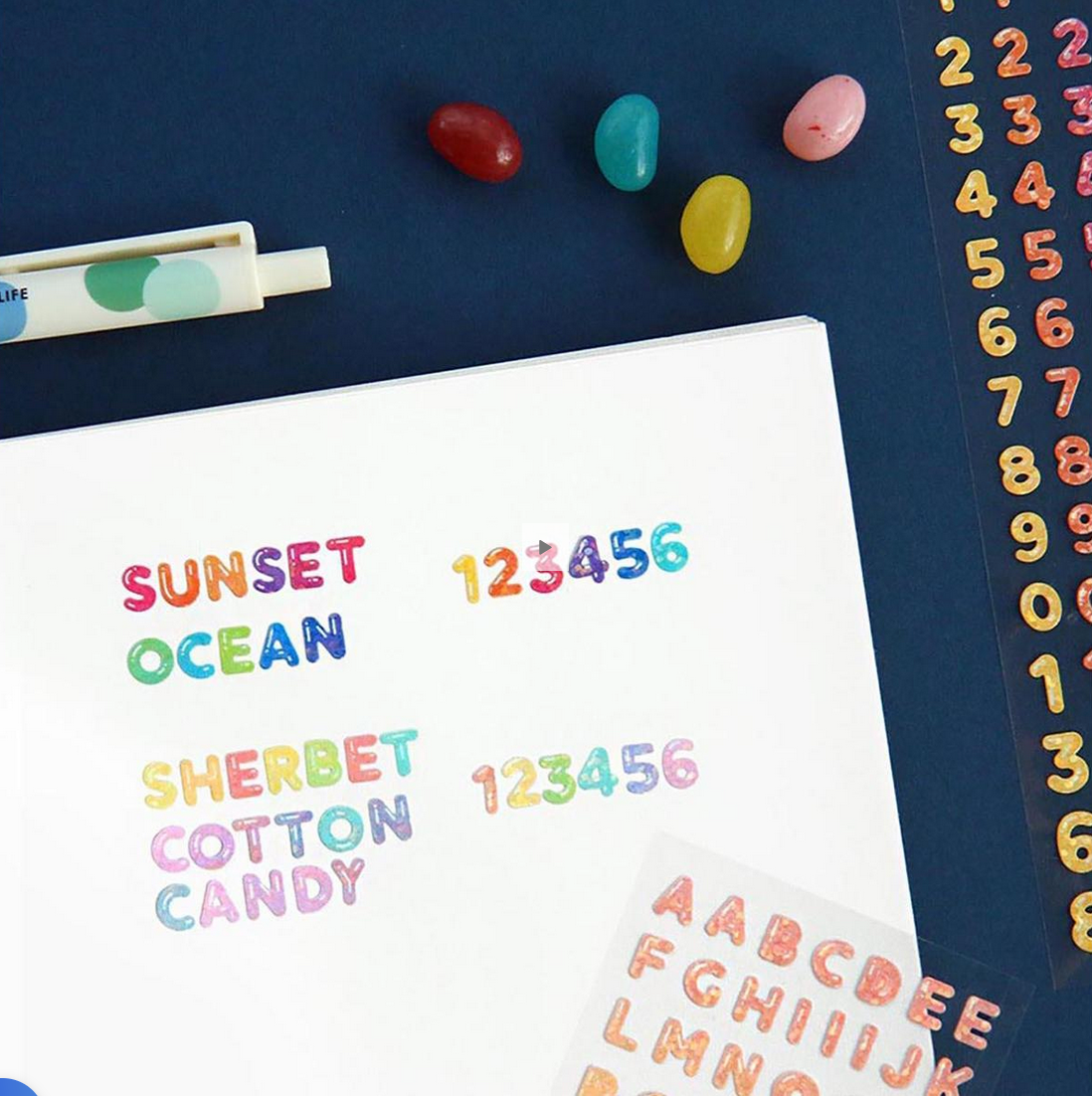 Sticker Jelly Ocean (abc)