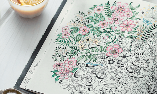 Jardín secreto: libro para colorear