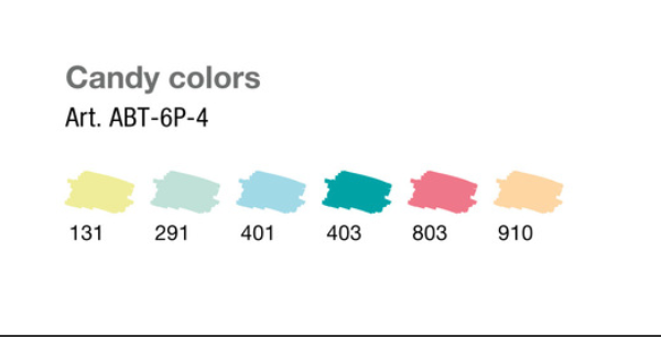 Tombow ABT Colores Candy (pack 6)