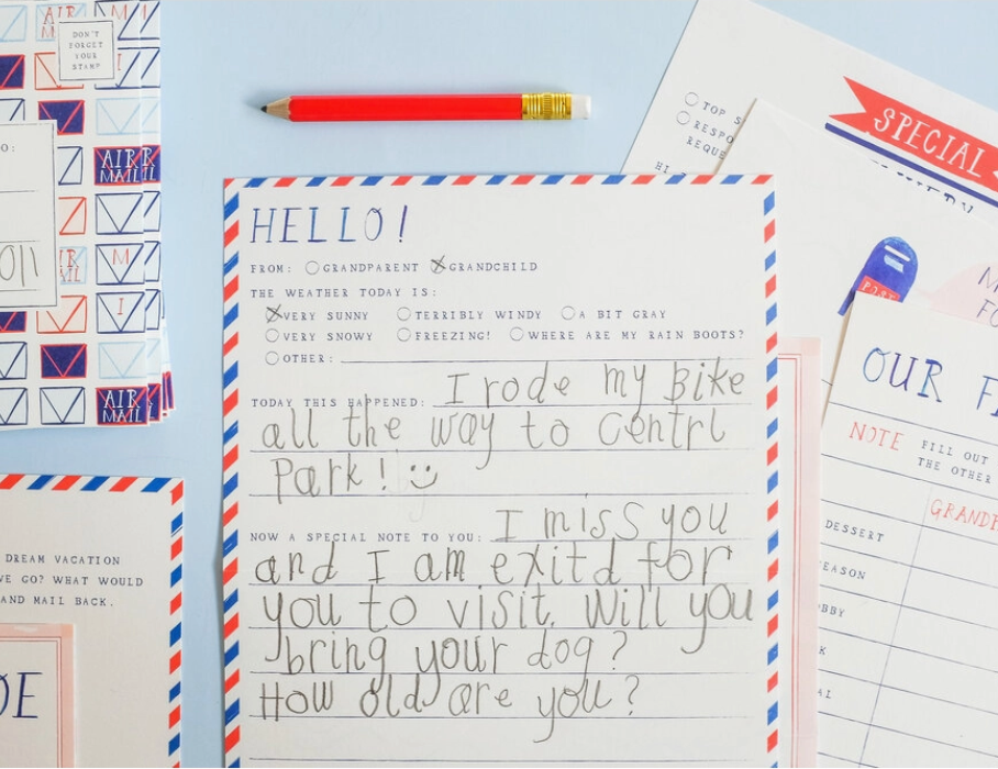 Set de correspondencia Abuel@s – Niet@s