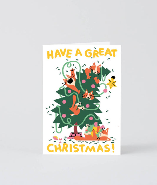 Tarjeta Navideña 'Great Christmas Cats'