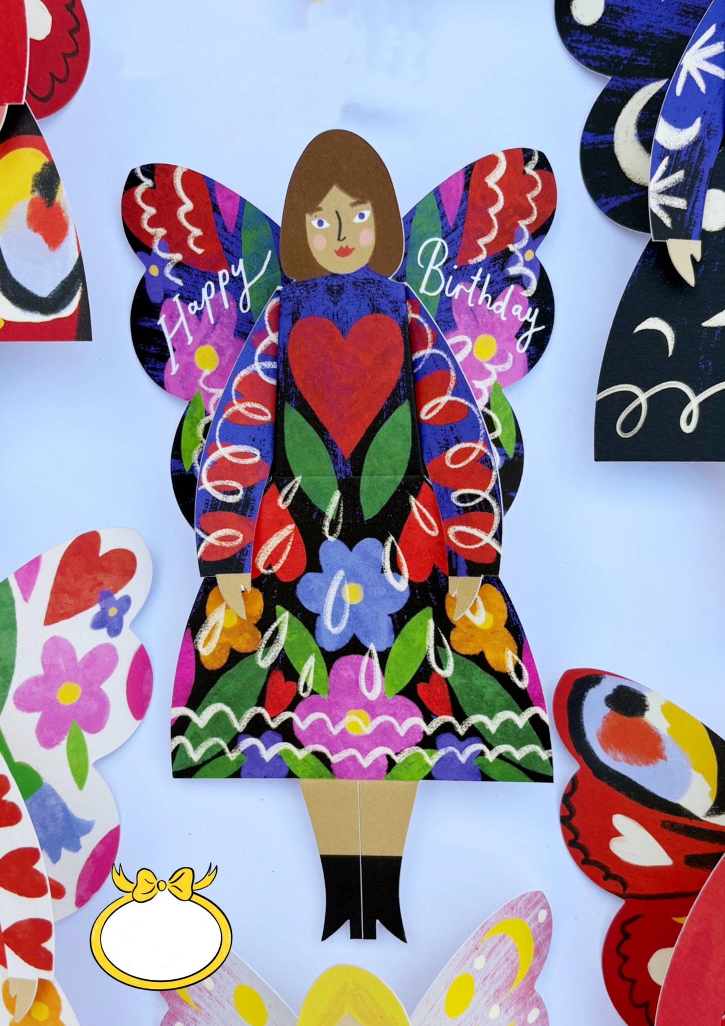 Butterfly Woman - Floral de medianoche