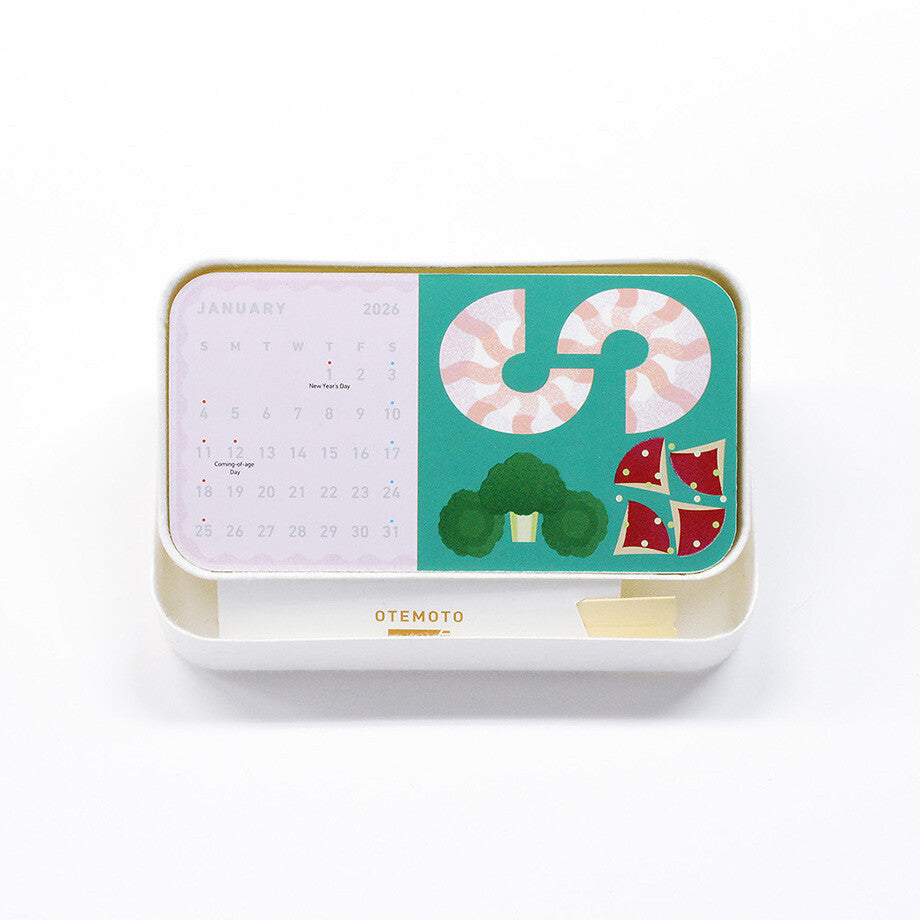 Calendario Caja Bento 2