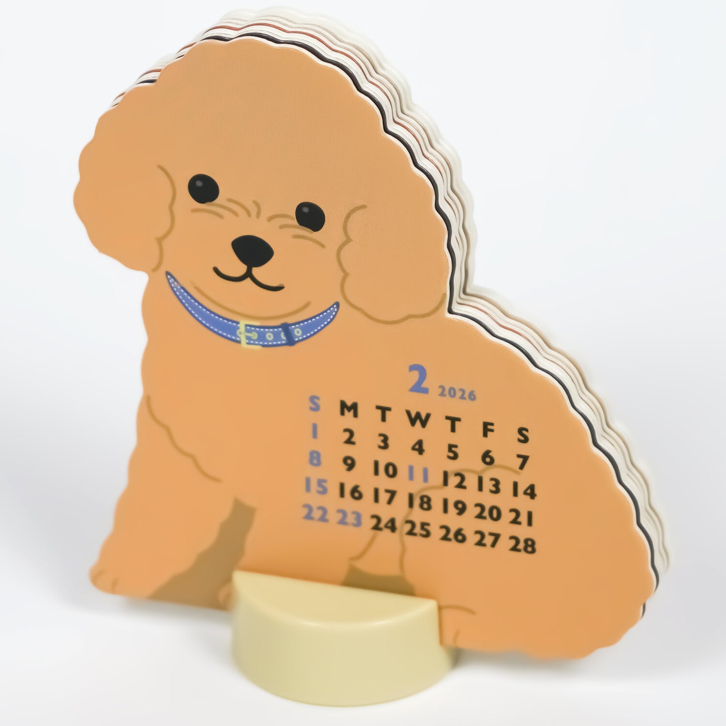 Toy Poodle calendario mini