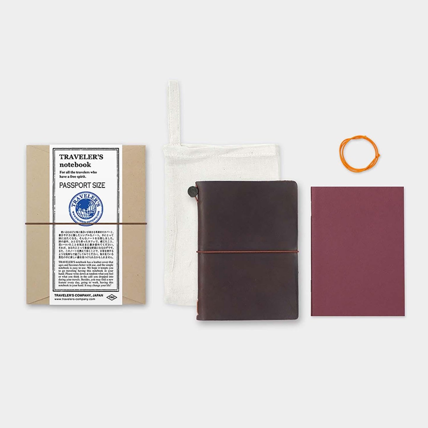 Traveler's Passport – Brown cover set