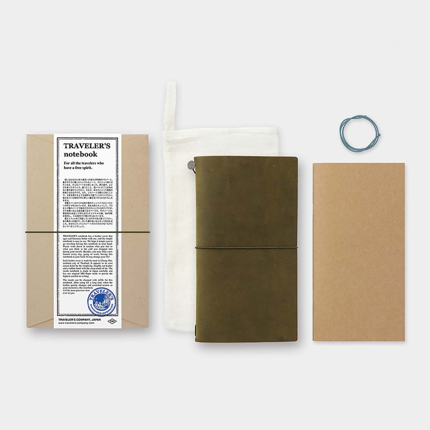 Traveler's Regular – Verde Oliva cover set
