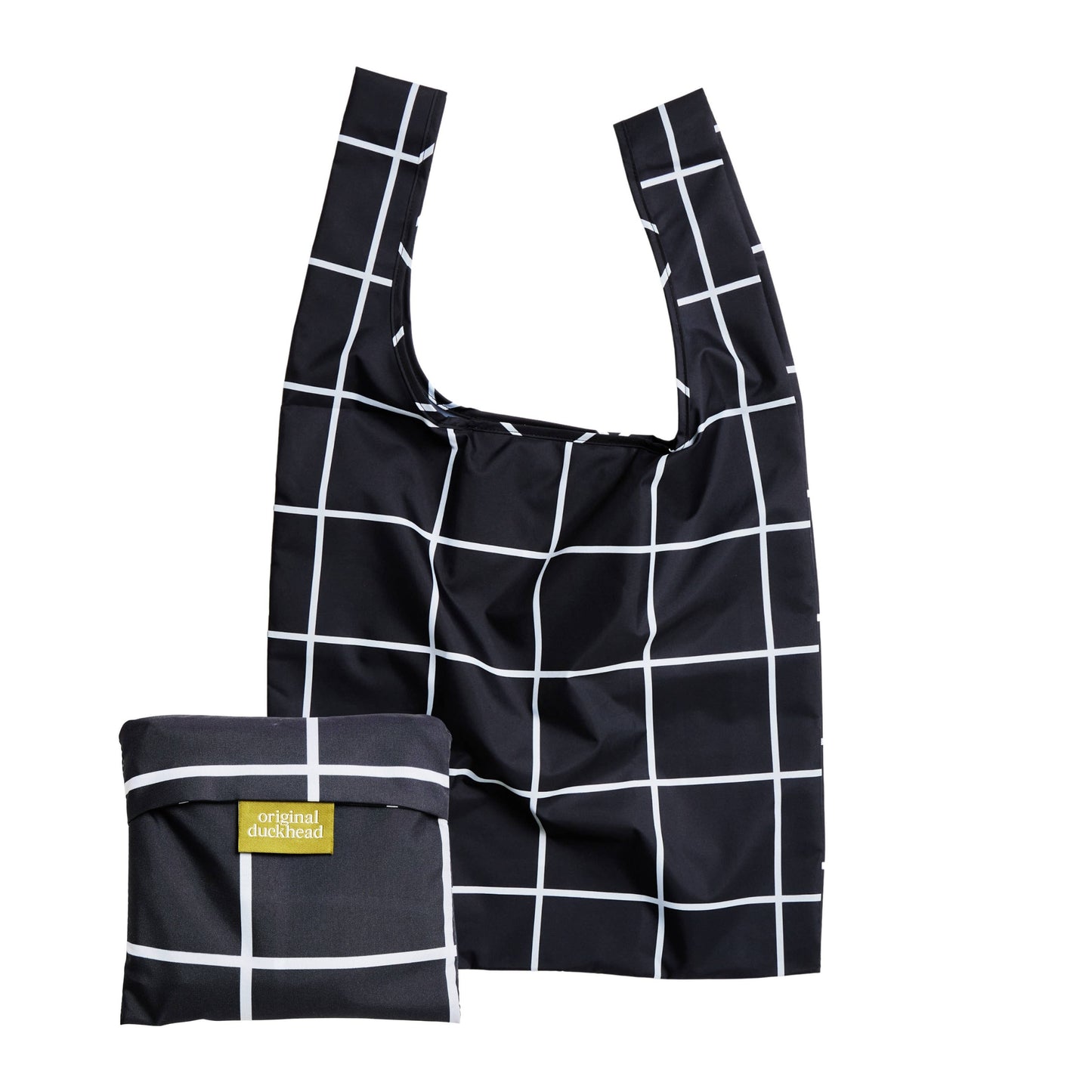 Bolsa cuadrícula negra