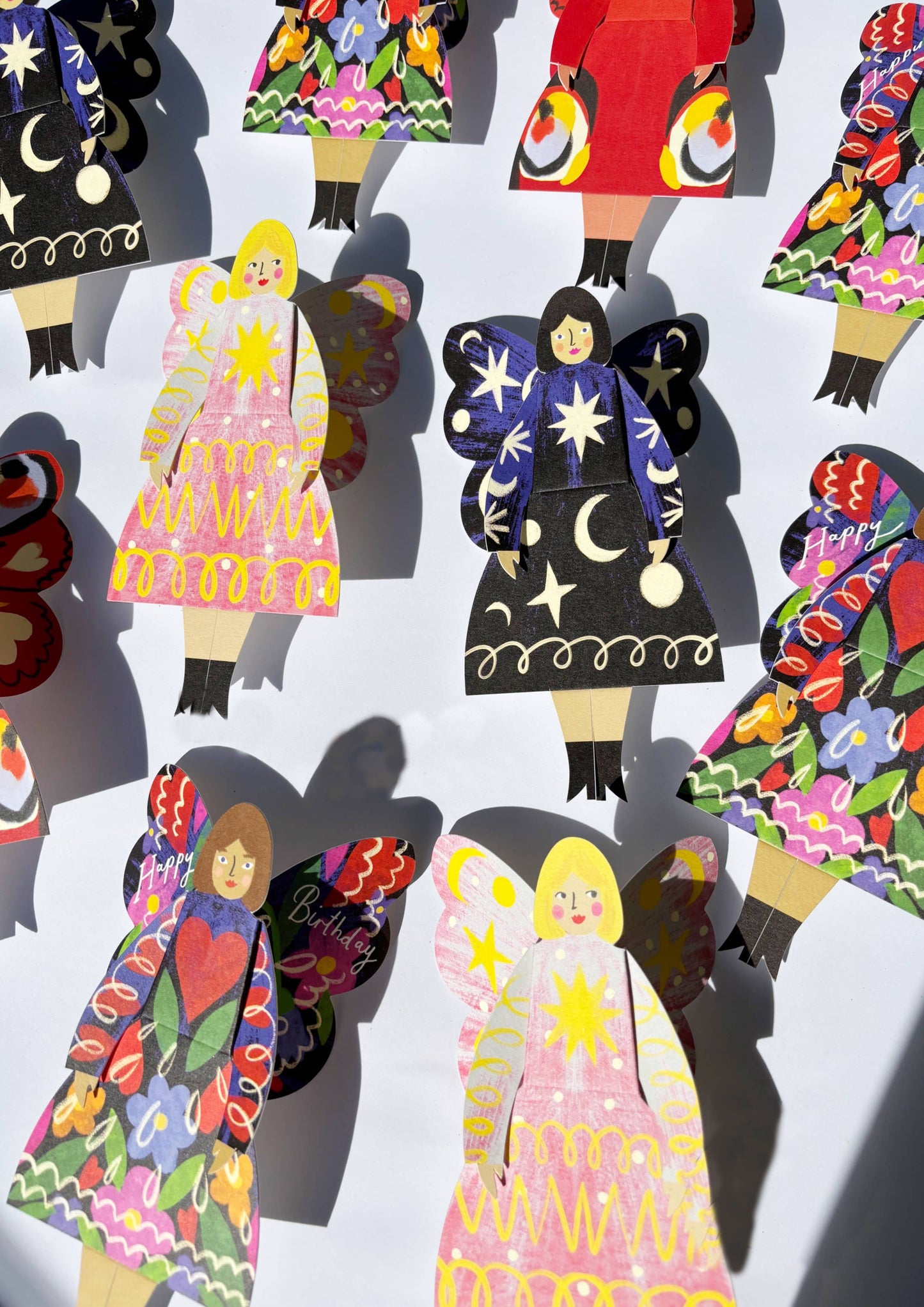 Butterfly Woman - Floral de medianoche
