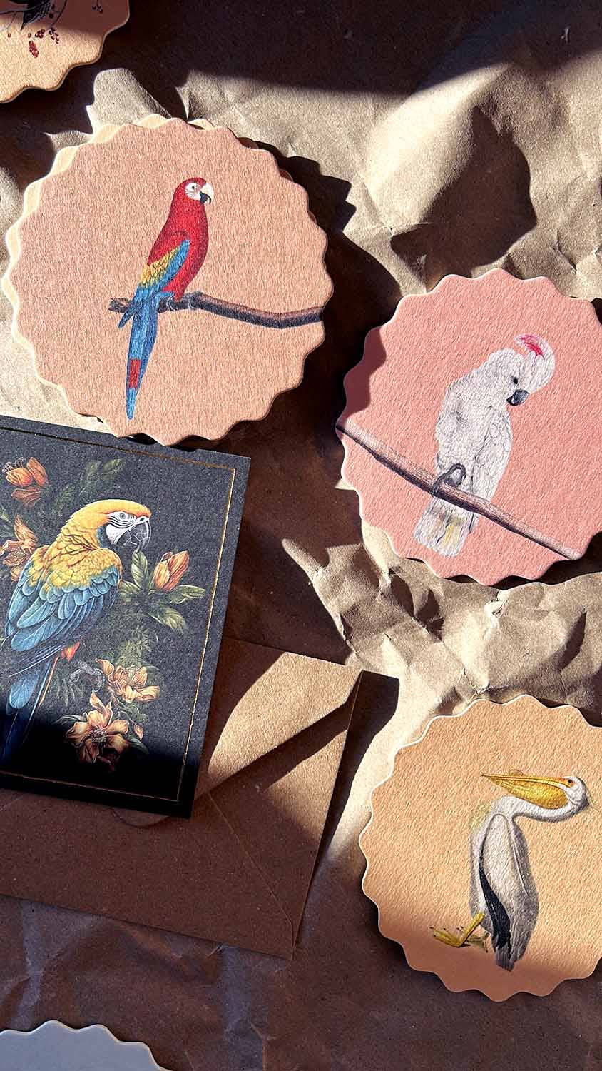 Posavasos – Pájaros 🦉🦜🐦