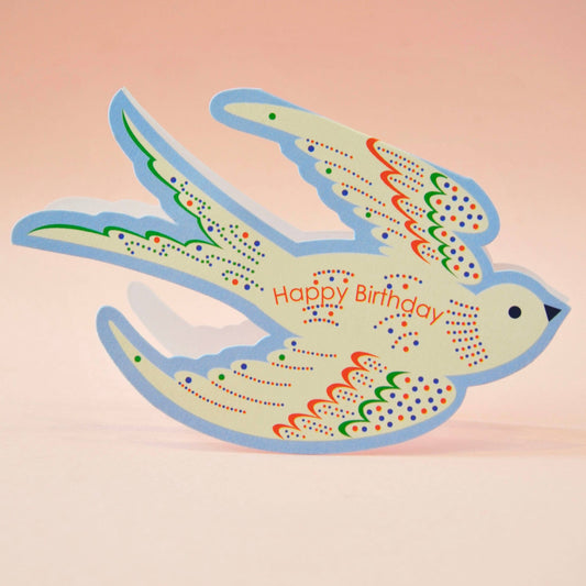 Tarjeta Golondrina azul