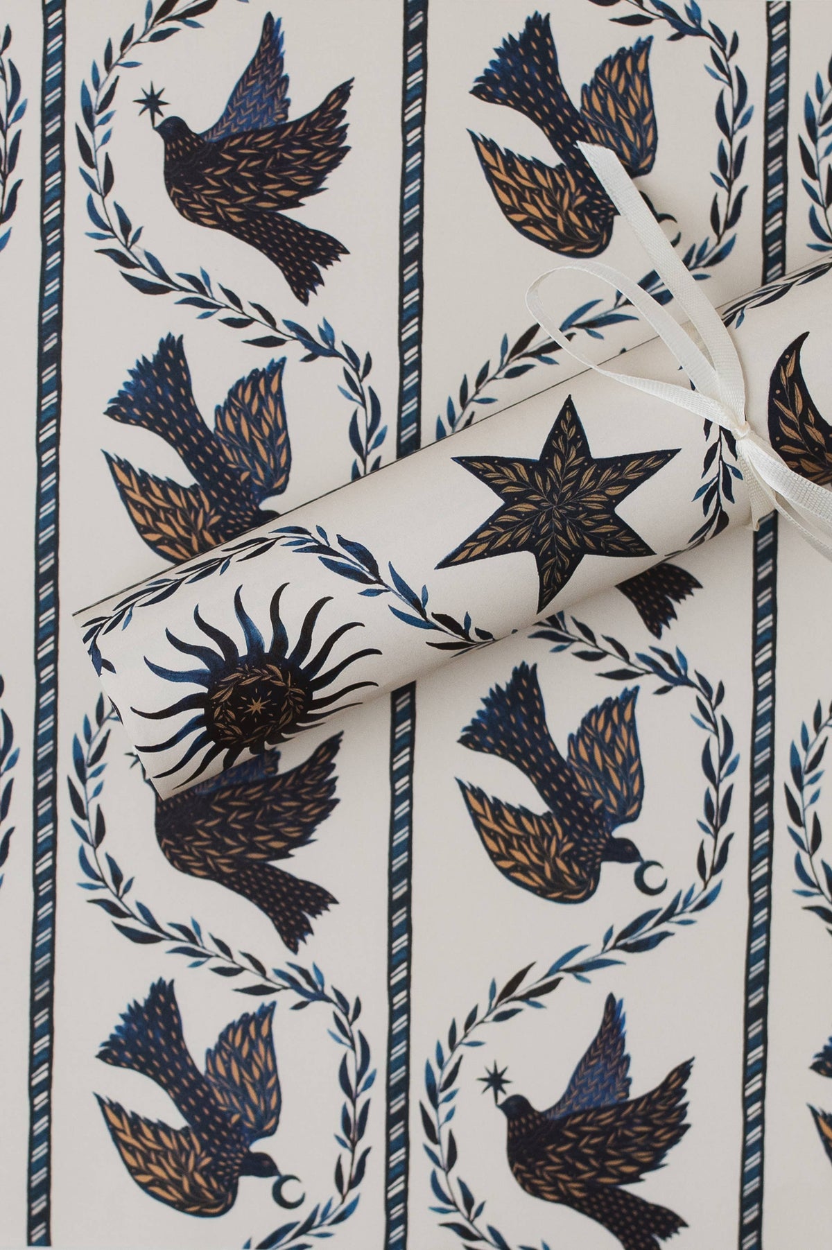 Papel Palomas y Estrellas (Navidad)