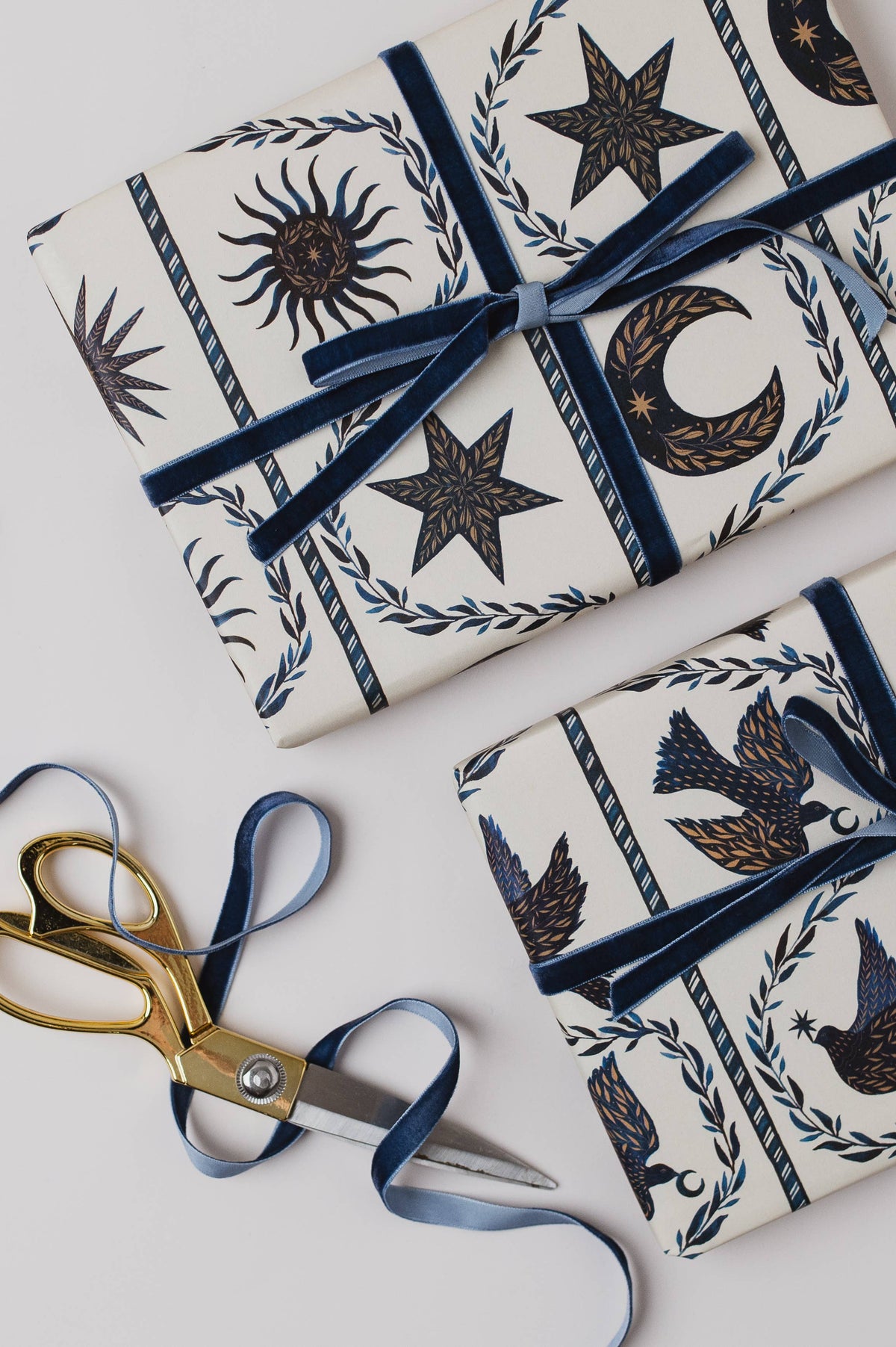 Papel Palomas y Estrellas (Navidad)