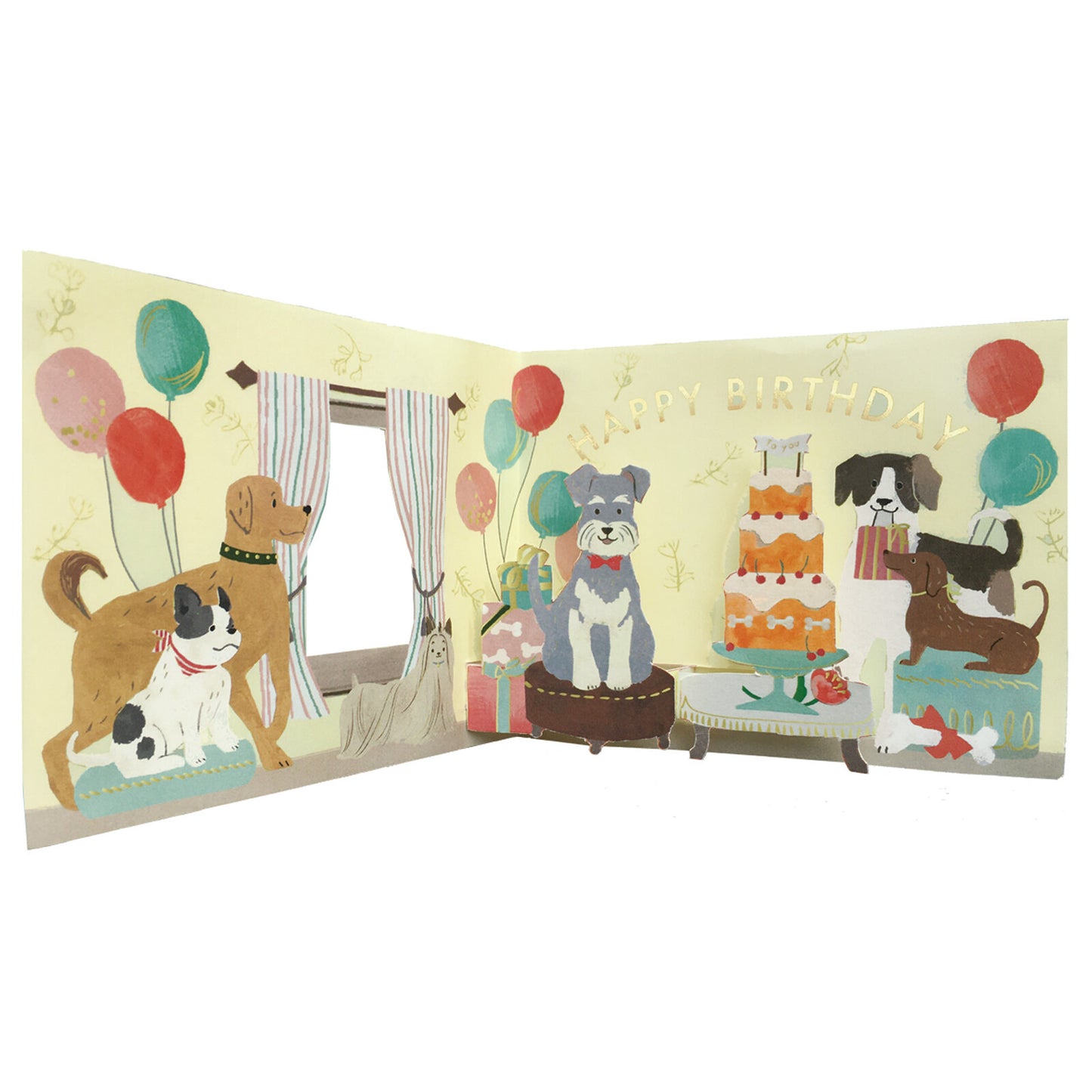 Dog birthday pop-up