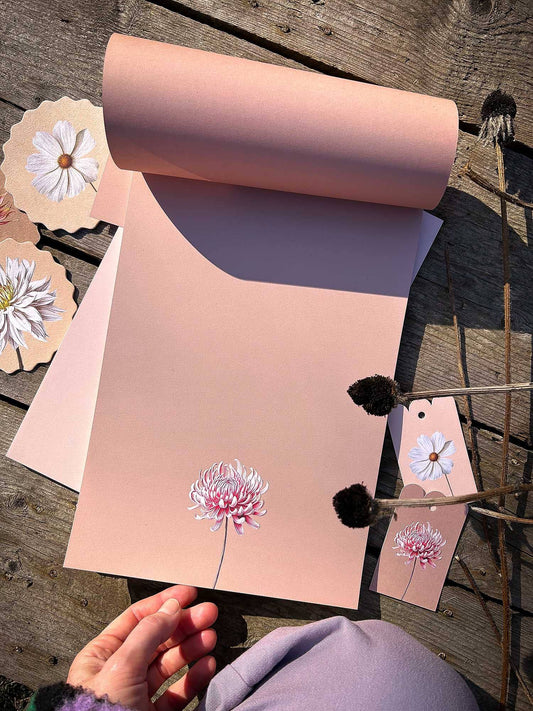 Bloc de notas – Crisantemo A4