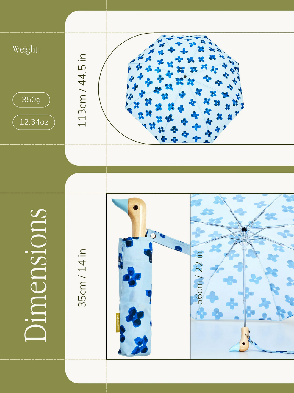 Paraguas Blue Rain
