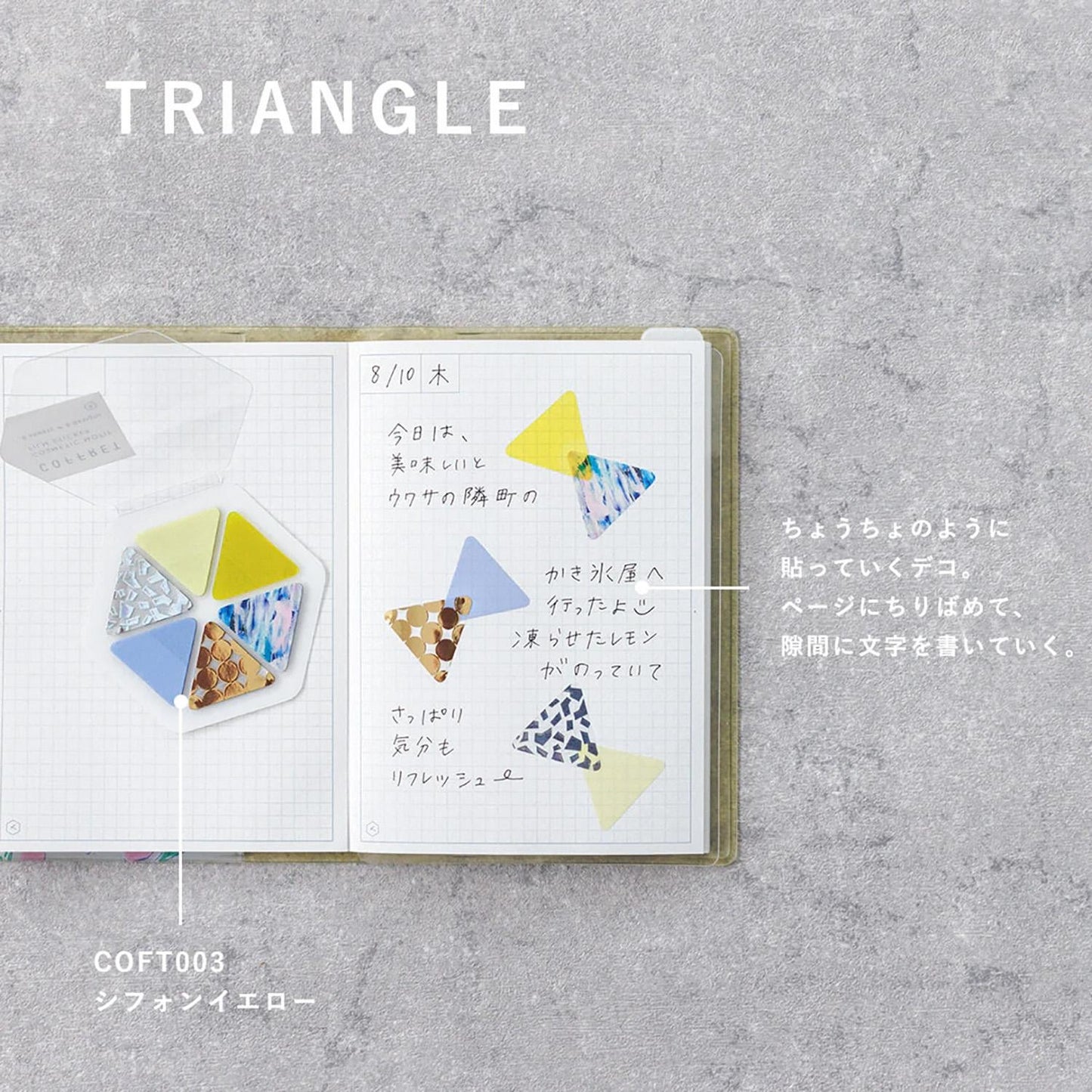 Pegatinas Coffret Triangle