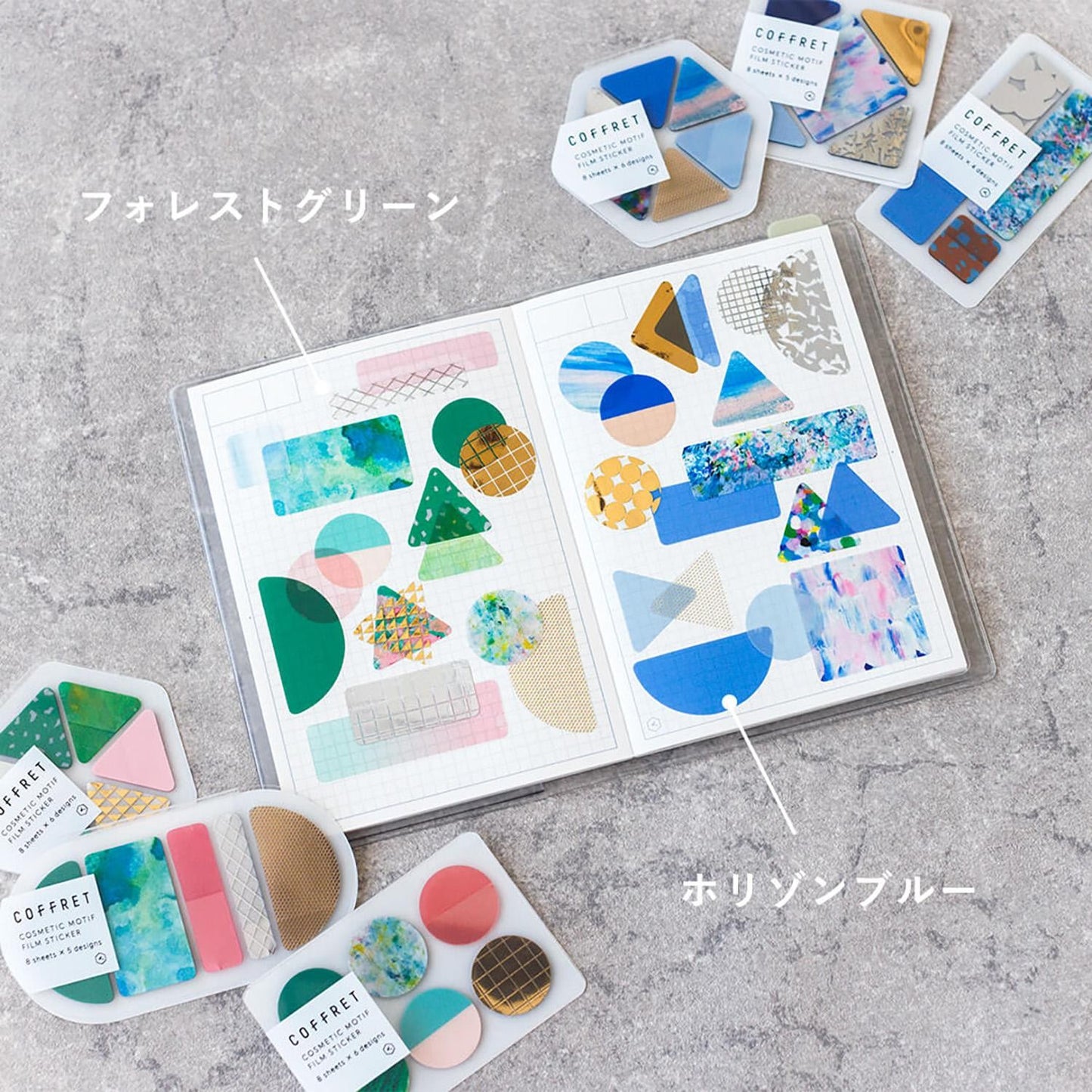 Pegatinas Coffret Triangle