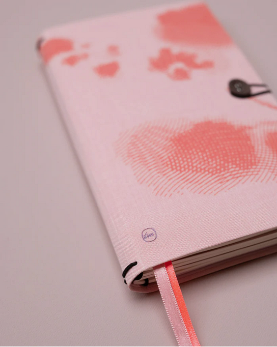 Libreta botón – Flamingo Rose