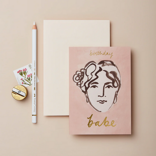Tarjeta cumpleaños Babe