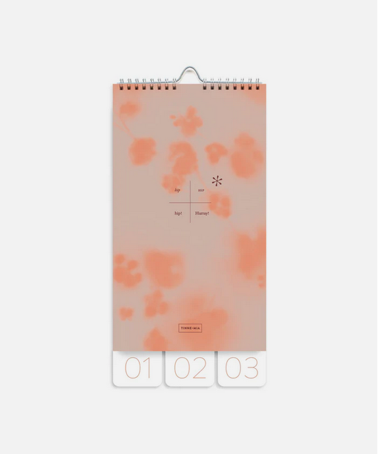 Calendario Cumpleaños rosa (perpetuo)