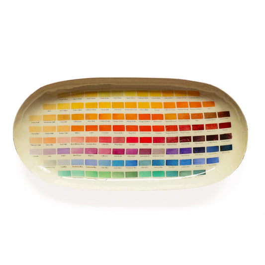 Nomenclatura de colores – Bandeja ovalada
