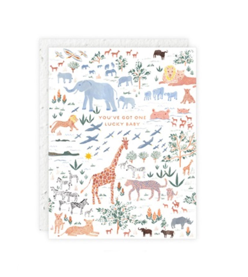 Tarjeta Baby Safari