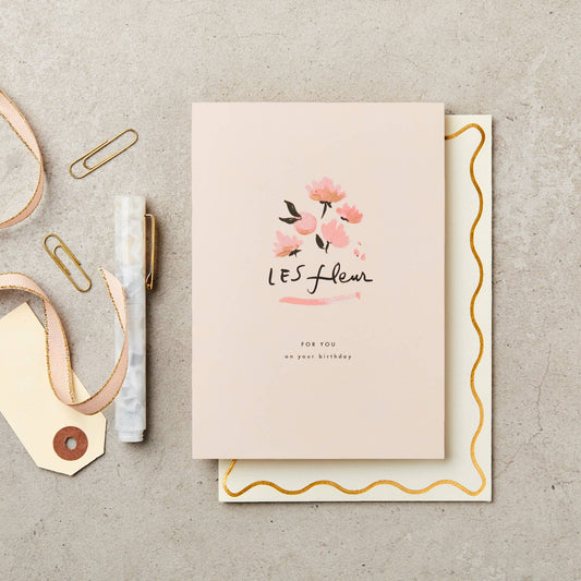 Tarjeta Les Fleurs