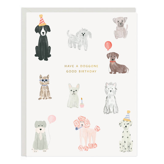 Tarjeta cumpleaños Doggone