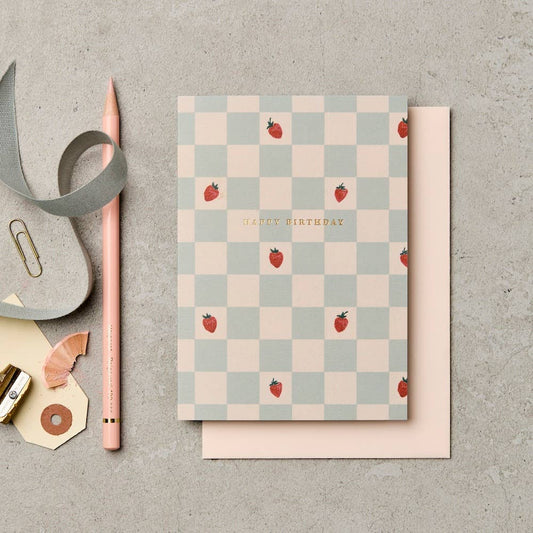 Tarjeta Strawberries birthday