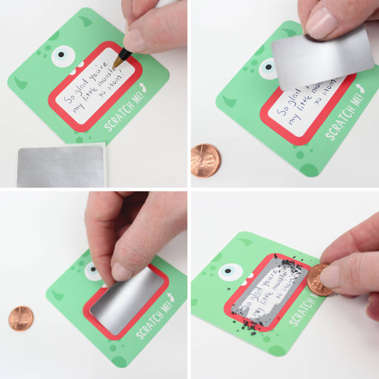 Notas Monstruos (tarjeta rascable)