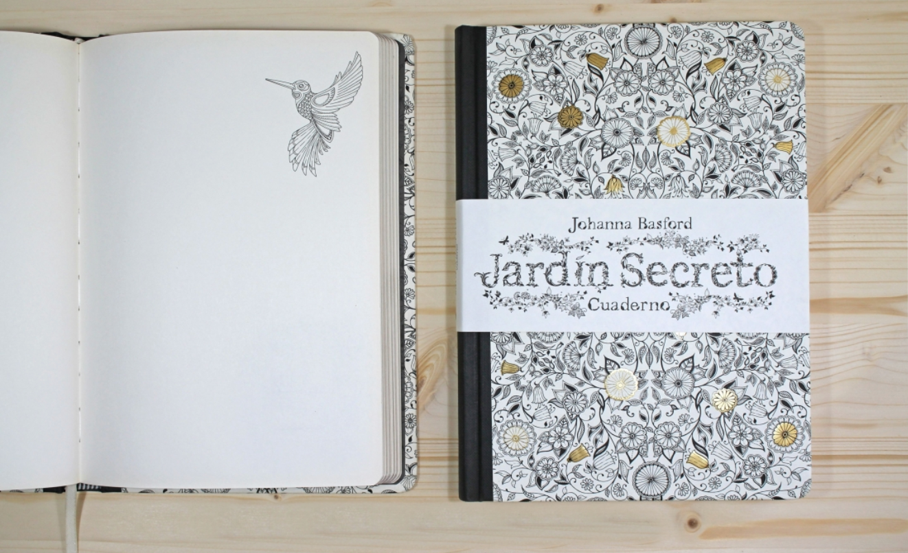 Jardín secreto cuaderno