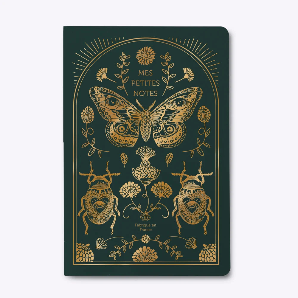 Libreta "Escarabajos y mariposas"