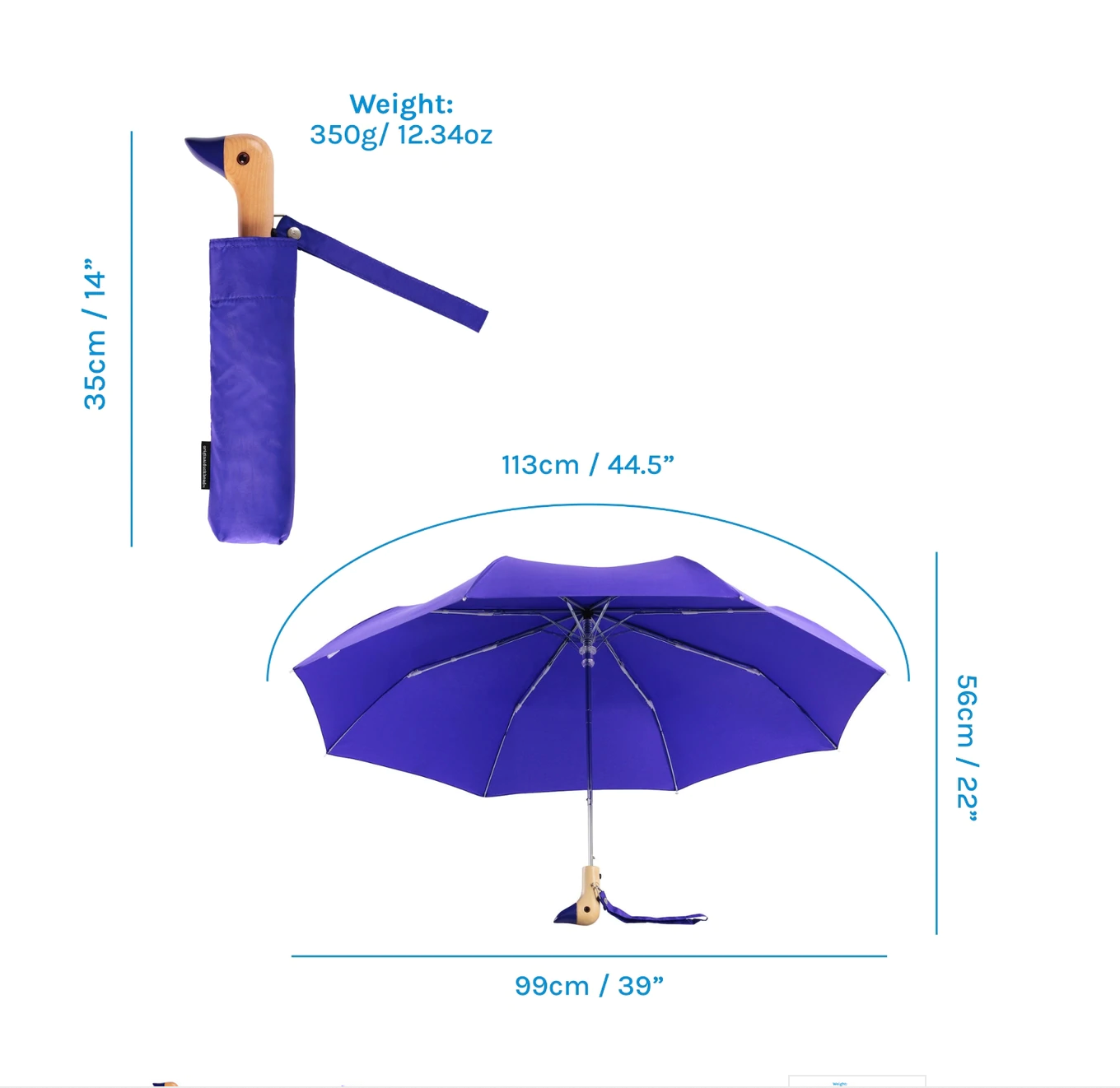 Paraguas Royal Blue