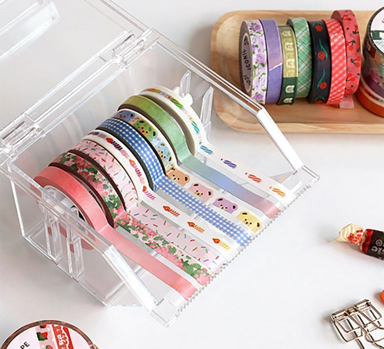 Washi tape fino "Teddy bear" (pack x 2)