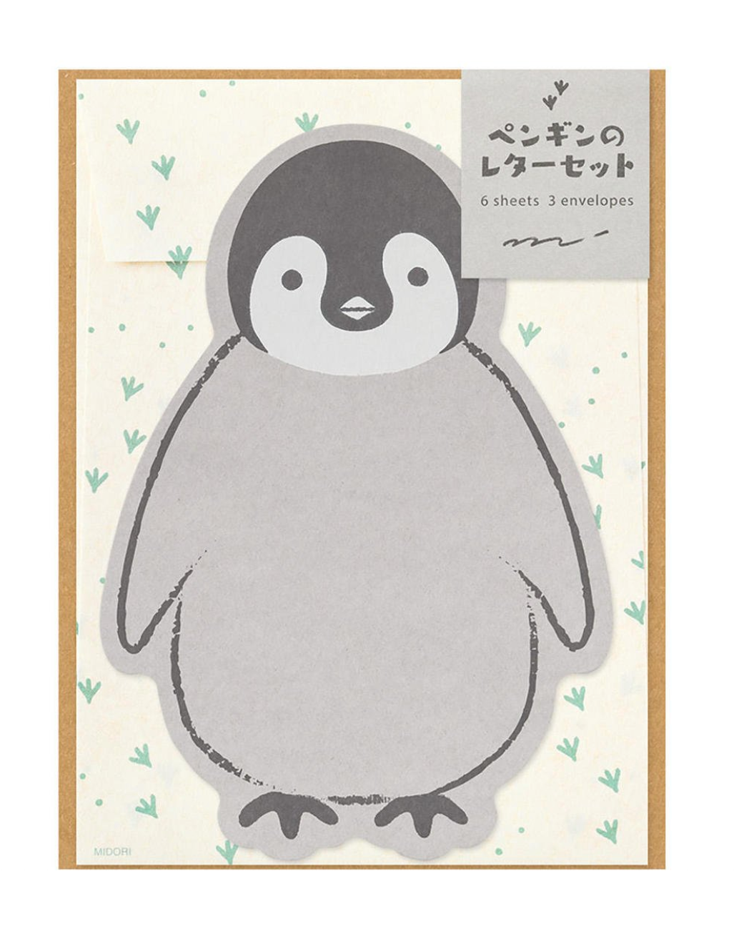 Set de carta Pingüino