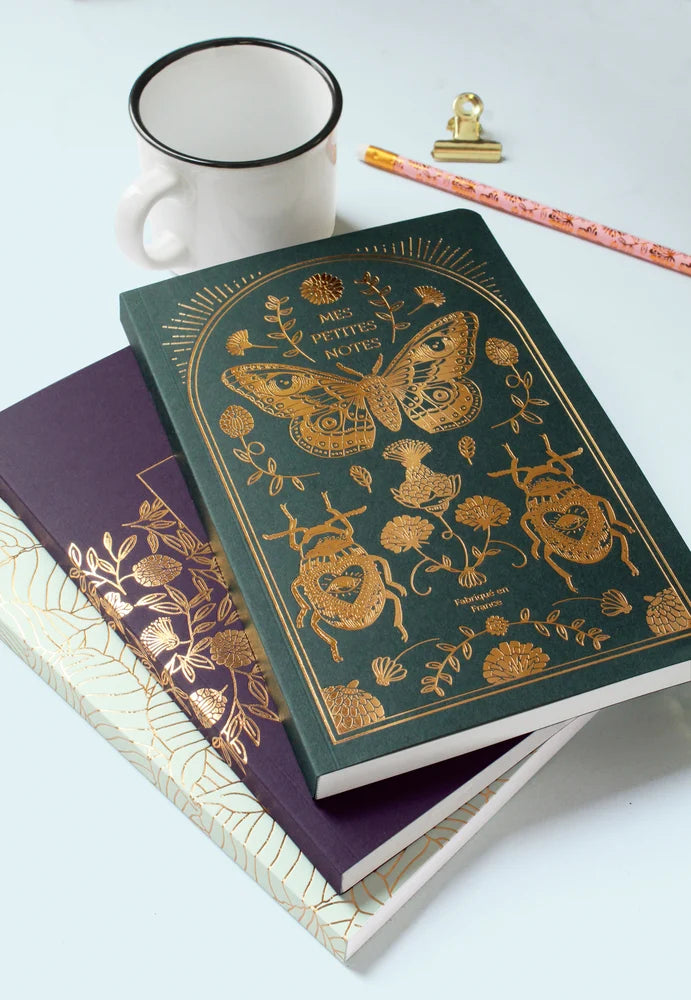 Libreta "Escarabajos y mariposas"
