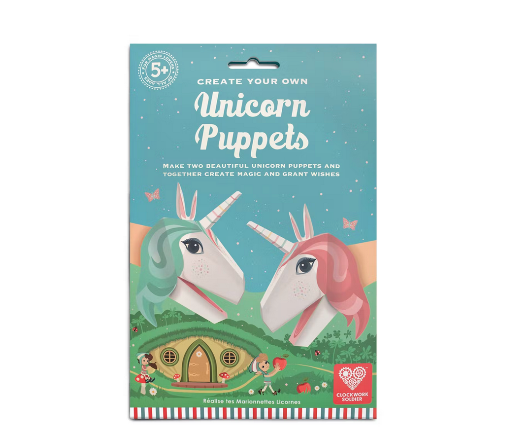 Marioneta de papel Unicornio